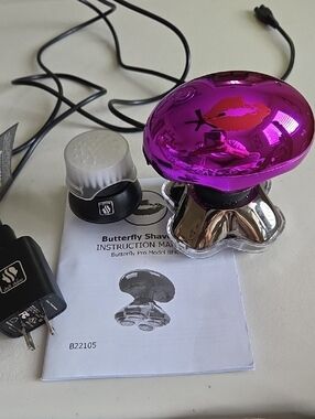Butterfly Electric Scalp Shaver - Metallic Purple